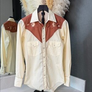 Pulse VTG WESTERN PEARL SNAP EMBROIDERED SHIRT